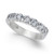 Certified Seven Diamond Station Band Ring in 14k White Gold (1-1/2 ct. t.w.)