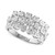 EFFY® Diamond Triple Row Openwork Ring (1/2 ct. t.w.) in 14k White Gold