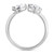 Lab Grown Diamond Pear & Cushion Cuff Ring (1-1/2 ct. t.w.) in 14k White Gold