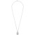 Diamond Baguette Cluster Pendant Necklace (1 ct. t.w.) in 14k White Gold or 14k Yellow Gold, 16" + 4" extender, Created for Macy's