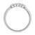 Diamond Curved Anniversary Ring (1/3 ct. t.w.) in 14k White Gold