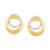 Diamond Interlocking Circle Stud Earrings (1/10 ct. t.w.) in 10k Gold