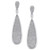 Diamond Glitter Drop Earrings (1/5 ct. t.w.) in Sterling Silver