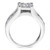 Diamond Princess & Round 3-Pc Bridal Set (4 ct. t.w.) in 14k White Gold