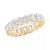 Certified Lab Grown Diamond Oval-Cut Eternity Band (4 ct. t.w.) in 14k Gold