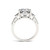Moissanite Radiant Cut Engagement Ring 2-9/10 ct. t.w. Diamond Equivalent in 14k White Gold