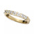 Seven Diamond Band Ring in 14k Yellow or White Gold (3/4 ct. t.w.)