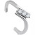 Cubic Zirconia Three Stone Toe Ring, Created for Macy's