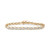 Diamond Diagonal Link Bracelet (1 ct. t.w.) in 10k Gold, Created for Macy's