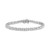 Diamond Butterfly Tennis Bracelet (1/2 ct. t.w.) in Sterling Silver