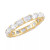 Certified Lab Grown Diamond Emerald-Cut Eternity Band (3 ct. t.w.) in 14k Gold