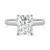 Moissanite Radiant Engagement Ring (2-7/8 ct. t.w. DEW) in 14k White Gold
