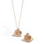Pavé Rose by EFFY® Diamond Flower Pendant Necklace in 14k Yellow Gold (1 1/3 ct. t.w.)