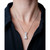 Diamond Multi-Row Crossover 20" Pendant Necklace (1 ct. t.w.) in Sterling Silver, Created for Macy's