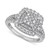 Diamond Cluster Ring (1 ct. t.w.) in 10k White Gold