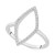 Diamond Rhombus Statement Ring (1/10 ct. t.w.) in 14k Gold or 14k White Gold, Created for Macy's