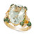 Multi-Gemstone (8-3/4 ct. t.w.) & Vanilla Diamond (1/4 ct. t.w.) Statement Ring in 14k Gold