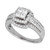 Diamond Princess Engagement Ring (1 ct. t.w.) in 14k White Gold