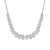 Diamond Butterfly Statement Necklace (1 ct. t.w.) in Sterling Silver, 16-1/2" + 2" extender, Created for Macy's