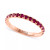 EFFY® Ruby Stack Band (1/2 ct. t.w.) in 14K Rose Gold-Plated Sterling Silver (Also available in Emerald and Sapphire)