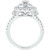 Diamond Halo Cluster Engagement Ring (1-3/8 ct. t.w.) in 14k White Gold