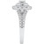 Diamond Halo Cluster Engagement Ring (1-3/8 ct. t.w.) in 14k White Gold