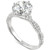 Moissanite Twist Engagement Ring (2-1/3 ct. t.w. DEW) in 14k White Gold