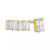 Cubic Zirconia Multi Stone Small and Large Cuff Ring