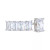 Cubic Zirconia Multi Stone Small and Large Cuff Ring