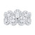 Lab Grown Diamond Tiara Ring (1-1/2 ct. t.w.) in 14k White Gold