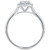 Diamond Halo Diamond Engagement Ring with Pavé Band (1-1/20 ct. t.w.) in 14k White Gold