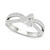 Lab Grown Diamond Knot Ring (1/2 ct. t.w.) in Sterling Silver