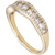 Diamond Wavy Channel-Set Band (3/4 ct. t.w.) in 14k Gold