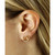Love Knot Stud Earrings in 14k Gold