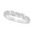 Diamond Swirl Band (3/8 ct. t.w.) in 14k White, Yellow or Rose Gold