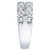 Two-Row Certified Diamond Band Ring in 14k White Gold (2 ct. t.w.)