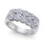 Two-Row Certified Diamond Band Ring in 14k White Gold (2 ct. t.w.)