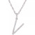 Diamond (1/10 ct. t.w.) Initial Pendant Necklace in 10k White Gold, 16" + 2" extender