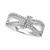 Diamond Knot Statement Ring (1/6 ct. t.w.) in Sterling Silver