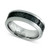 Men's Black Carbon Fiber Band in Tungsten