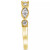 Diamond Beaded-Edge Band (1/4 ct. t.w.) in 14K White, Yellow or Rose Gold