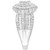 EFFY® Diamond Baguette Cluster Statement Ring (1-1/2 ct. t.w.) in 14k White Gold