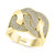 EFFY® Diamond Interlocking Chain Link Statement Ring (1/2 ct. t.w.) in 14k Gold