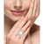 EFFY® Freshwater Pearl (11mm) & Diamond (1-1/4 ct. t.w.) Multirow Statement Ring in 14k White Gold