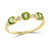 EFFY® Peridot (7/8 ct. t.w.) & Diamond (1/20 ct. t.w.) Ring in 14k Gold