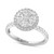 EFFY® Diamond Round Halo Cluster Bridal Set (1-1/2 ct. t.w.) in 14k White Gold