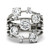 Moissanite Galaxy Fashion Ring (3-1/8 ct. t.w. Diamond Equivalent) in 14k White Gold