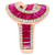EFFY® Ruby (3-1/4 ct. t.w.) & Diamond (5/8 ct. t.w.) Swirl Statement Ring in 14k Rose Gold