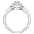 Diamond Halo Cluster Ring (1/3 ct. t.w.) in Sterling Silver