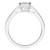 Diamond Halo Ring (1/4 ct. t.w.) in 18k White Gold